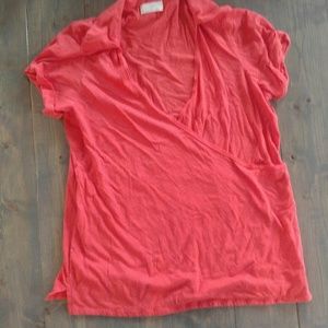 NWT Anthropologie faux wrap tee shirt